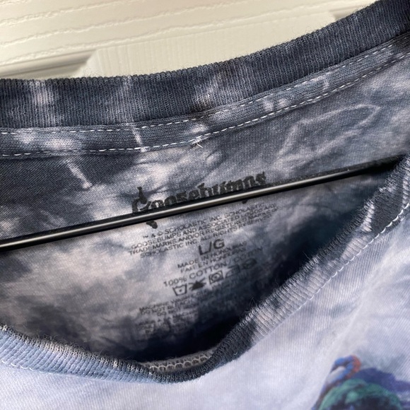 Goosebumps t-shirt cropped tie dye horrorland women’s large short sleeve - Picture 4 of 7